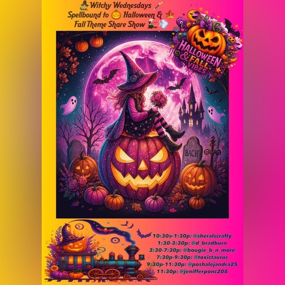 🧙‍♀️Witchy Wednesdays 🪄 Spellbound to 🎃Halloween & 🍁 Fall Theme 🚂💨 - Picture 1 of 5